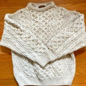Irish wool sweater, size 9-10